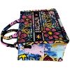 Immagine di BRACCIALINI Borsa Shopper Media da braccio con tracolla e pochette FIORI B19281