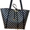 Immagine di BRACCIALINI  borsa donna shopper REVERSIBILE da spalla + astuccio NERO B19323