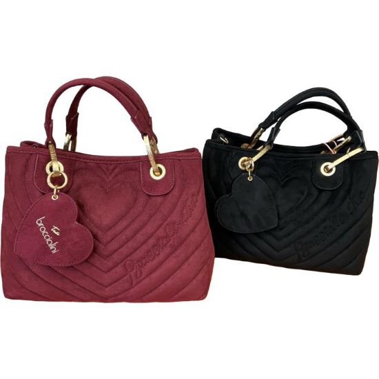 Immagine di BRACCIALINI BETH Special Shopper Media con tracolla Alcantara /matelasse' B19251
