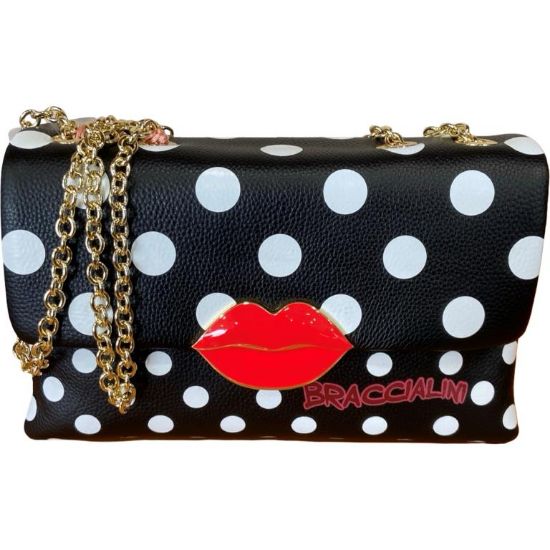 Immagine di BRACCIALINI BORSA TRACOLLINA Sacca DA SPALLA con Manico regolabile KISS B19361