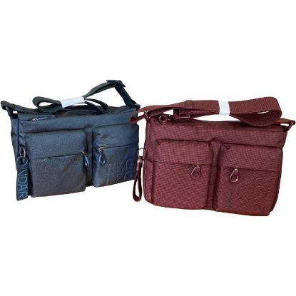 Immagine di MANDARINA DUCK MD20 SACCA DA SPALLA CON 3 DIVISORI Tracolla Regolabile col QMTX5