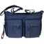 Immagine di MANDARINA DUCK MD20 SACCA DA SPALLA CON 3 DIVISORI Tracolla Regolabile Blu QMTX5