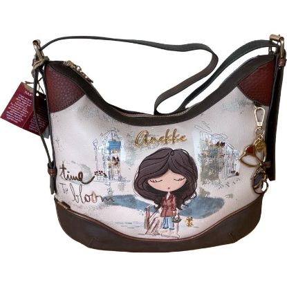 Immagine di ANEKKE Borsa Donna Sacca Piatta Media da spalla con tracolla regolabile 43702175