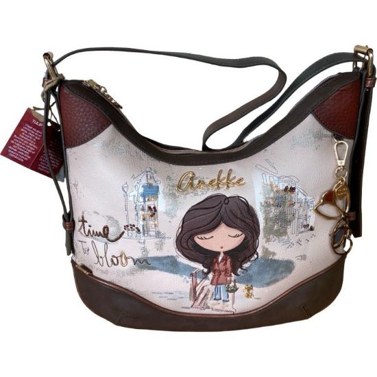 Immagine di ANEKKE Borsa Donna Sacca Piatta Media da spalla con tracolla regolabile 43702175