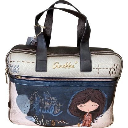 Immagine di ANEKKE Borsa Cartella porta documenti da braccio 2 divisori e tracolla 43706113