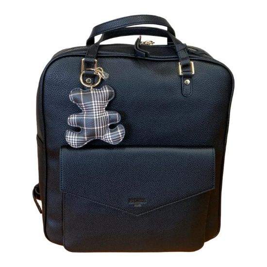 Immagine di PASH BAG Borsa donna ZAINO Grande da spalla A4 documenti CHIUSO con ZIP DAVID