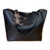 Immagine di PASH BAG SHOPPER REVERS DA SPALLA + borsa pochette interna a tracolla Nero KATE