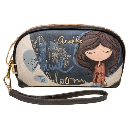 Immagine di ANEKKE Pochette porta tutto con maniglia e divisori interni organizzati 43709709