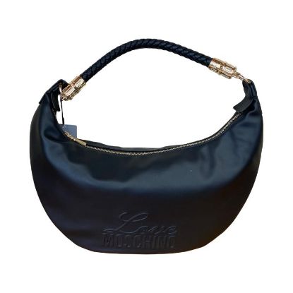 Immagine di LOVE MOSCHINO Sacca mezza luna media da SPALLA con tracolla intrecciata JC4222