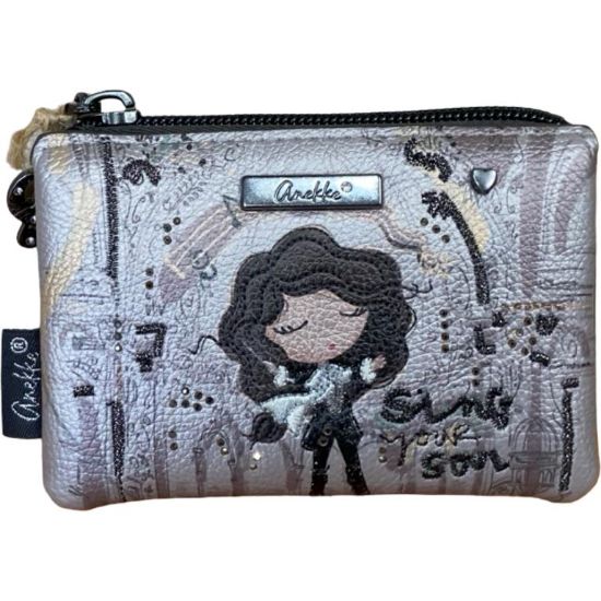 Immagine di ANEKKE Pochette porta tutto con divisori e anello porta chiavi interno 43809010