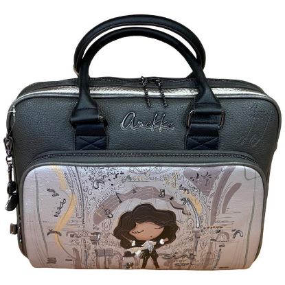 Immagine di ANEKKE Borsa Cartella porta documenti da braccio 2 divisori e tracolla 43806118