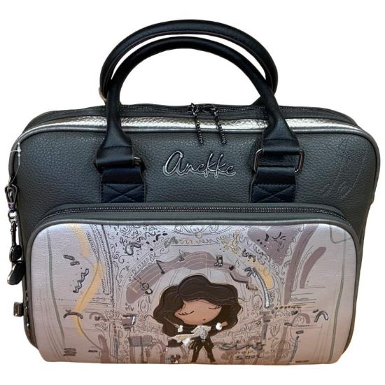 Immagine di ANEKKE Borsa Cartella porta documenti da braccio 2 divisori e tracolla 43806118