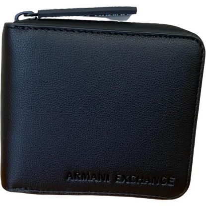 Immagine di ARMANI AX PORTAFOGLI UOMO in Pelle Chiuso con zip around 4 CARD + SPICCI XM3370