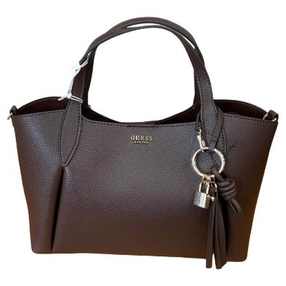 Immagine di GUESS Shopper da braccio Con borsa interna estraibile a tracolla Marrone BG35060
