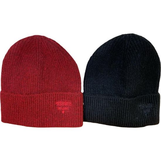Immagine di PASH BAG Cappello beanie cuffia HAT Unisex uomo donna 30% LANA Tinta unita HAT